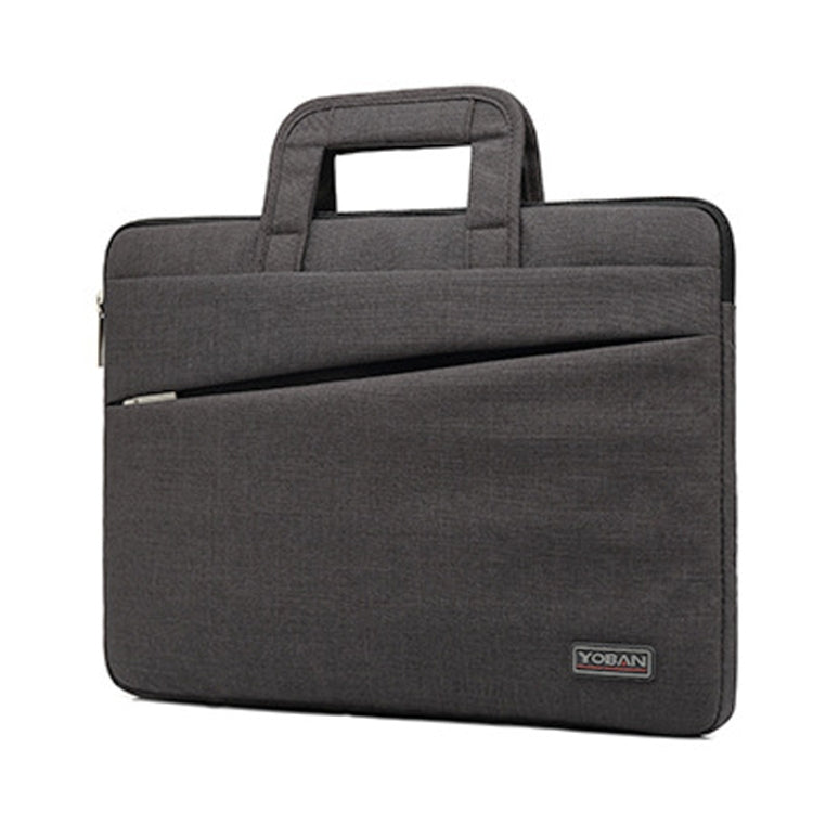 Frendorf | YOBAN Y-923-1 Freizeit Laptop Tasche Wasserfest Tablet Business Tasche, Größe: 14 Zoll(Dunkelgrau)