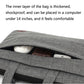 Frendorf | YOBAN Y-923-1 Freizeit Laptop Tasche Wasserfest Tablet Business Tasche, Größe: 14 Zoll(Dunkelgrau)