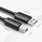 Frendorf | 3 PCS Jasoz USB Druckdatenkabel sauerstofffreies Kupferkern, Kabellänge: 8m