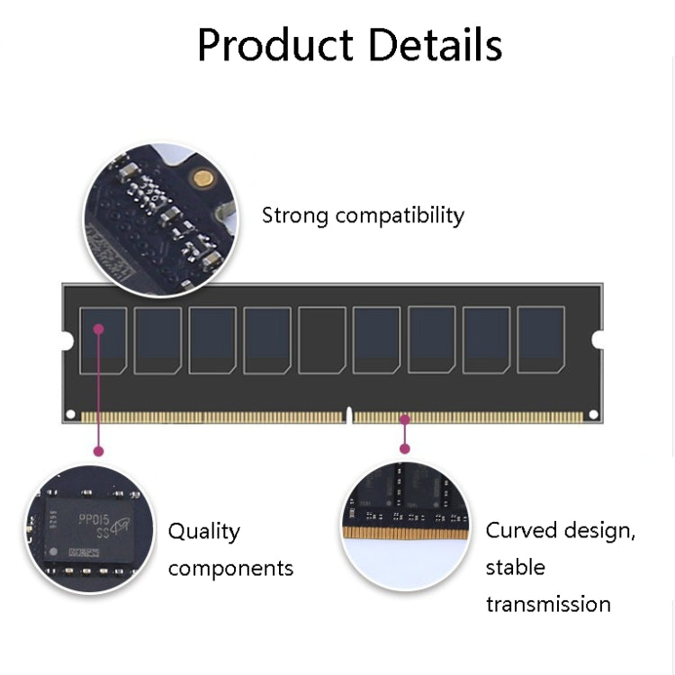 Frendorf | JingHai DDR4 4G Niederdruckversion 1.2V Desktop RAM (2133MHz)