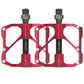 Frendorf | 1 Paar PROMEND Mountainbike Rennrad Fahrrad Aluminium Pedale (PD-M86 Rot)