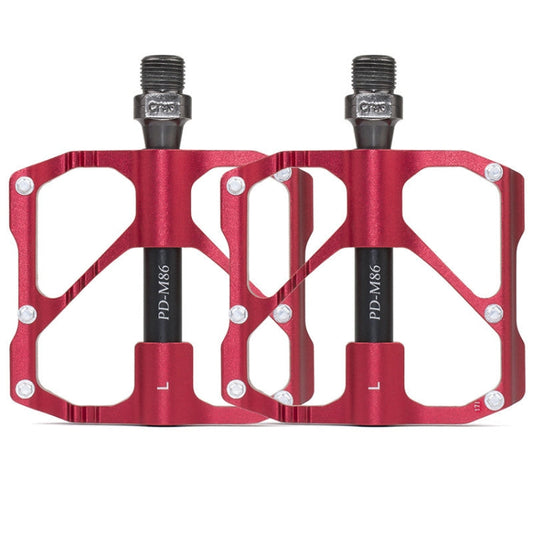 Frendorf | 1 Paar PROMEND Mountainbike Rennrad Fahrrad Aluminium Pedale (PD-M86 Rot)