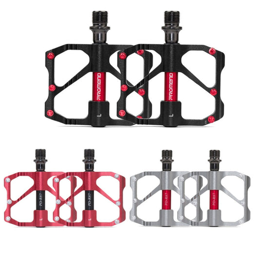Frendorf | 1 Paar PROMEND Mountainbike Straßenrad Fahrrad Aluminium Pedale (PD-R87 Rot)