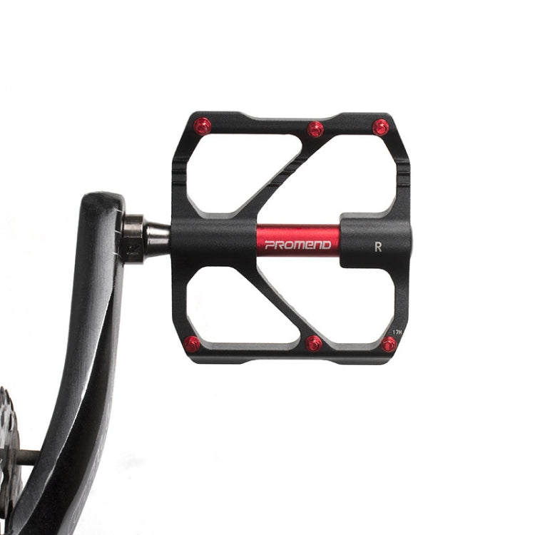 Frendorf | 1 Paar PROMEND Mountainbike Rennrad Fahrrad Aluminium Pedale (PD-M86 Rot)