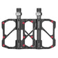 Frendorf | PD-M86C  1 Paar PROMEND Fahrrad Rennrad Mountainbike 3 Palin Carbonfaser Lager Pedal (Schwarz)
