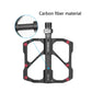 Frendorf | PD-M86C  1 Paar PROMEND Fahrrad Rennrad Mountainbike 3 Palin Carbonfaser Lagerpedal (Rot)