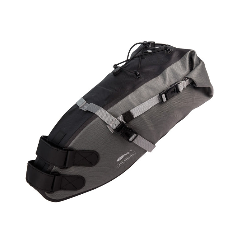 Frendorf | AFISHTOUR FB2040 13L Fahrrad Große Gepäcktasche Große Kapazität Langstreckenradfahren Satteltasche, Größe: 13L(Grau Schwarz)