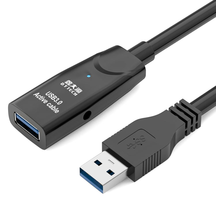 Frendorf | D.Y.TECH USB 3.0 Male To Female Verlängerungskabel doppelt abgeschirmtes Chip-Datenkabel, Länge: 10m