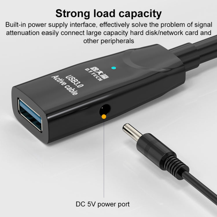 Frendorf | D.Y.TECH USB 3.0 Male To Female Verlängerungskabel Doppelt abgeschirmtes Chip Datenkabel, Länge: 15m