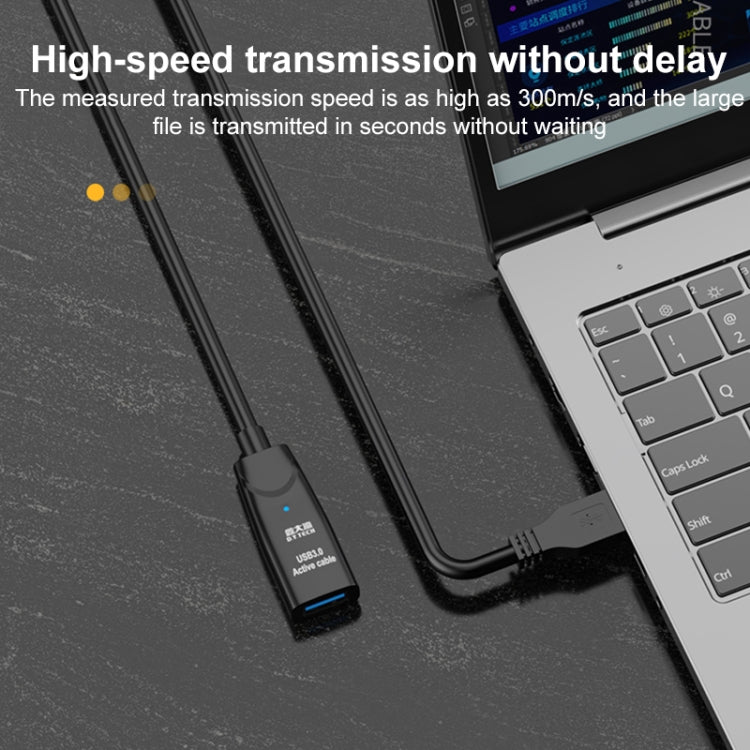 Frendorf | D.Y.TECH USB 3.0 Male To Female Verlängerungskabel Doppelt abgeschirmtes Chip Datenkabel, Länge: 15m