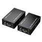 Frendorf | 1 Paar HW-YD60 HDMI Extender 1080P Signalverstärker, Effektive Entfernung: 60m, EU-Stecker (Schwarz)