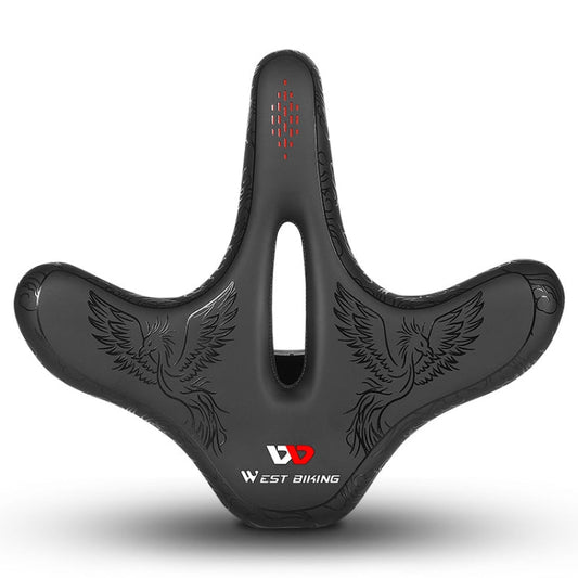 Frendorf | WEST BIKING YP1602797 Fahrrad Hohl-Sitz Nachtfahrt mit Warn-Rücklicht Sitz(Phoenix)