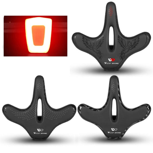 Frendorf | WEST BIKING YP1602797 Fahrrad Hohles Sitz Nachtfahrt mit Warnrücklichter Sitz (Schwarze Gans)