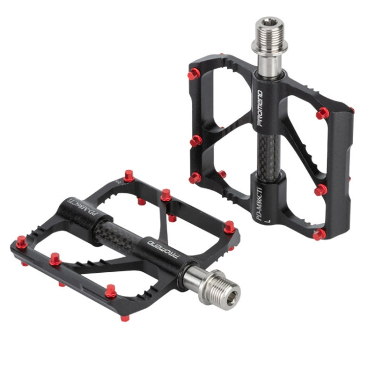 Frendorf | 1 Paar PROMEND Titanachse Kohlenstoffrohr Fahrradpedal Mountainbike Straßenrad 3 Palin Pedal PD-M86C-TI