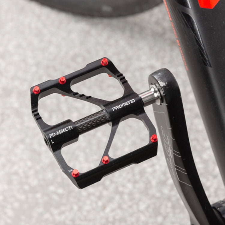 Frendorf | 1 Paar PROMEND Titanachse Kohlenstoffrohr Fahrradpedal Mountainbike Straßenrad 3 Palin Pedal PD-M86C-TI