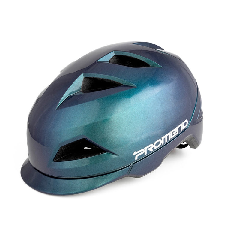 Frendorf | PROMEND 12H19 Sommer Cool Motorradfahren Halbhelm Helm Outdoor Off-Road Helm mit Rücklicht, Größe: Code(Farbenfrohes Blau)