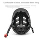 Frendorf | PROMEND 12H19 Sommer Cool Motorradfahren Halbhelm Helm Outdoor Off-Road Helm mit Rücklicht, Größe: Code(Farbenfrohes Blau)