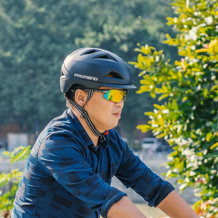 Frendorf | PROMEND 12H19 Sommer Cool Motorradfahren Halbhelm Helm Outdoor Off-Road Helm mit Rücklicht, Größe: Code(Farbenfrohes Blau)