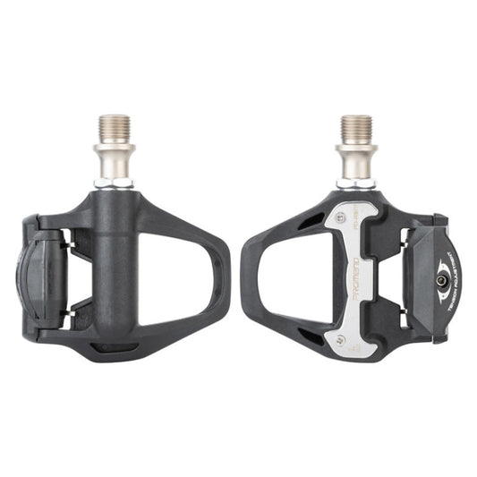 Frendorf | 1 Paar PROMEND PD-R97P Fahrrad Selbstverschluss Pedal Straßenrad Nylon Schloss Pedal SPD System Kassette Palin Pedal (Schwarz)