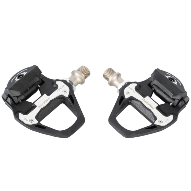 Frendorf | 1 Paar PROMEND PD-R97P Fahrrad Selbstverschluss Pedal Straßenrad Nylon Schloss Pedal SPD System Kassette Palin Pedal (Schwarz)