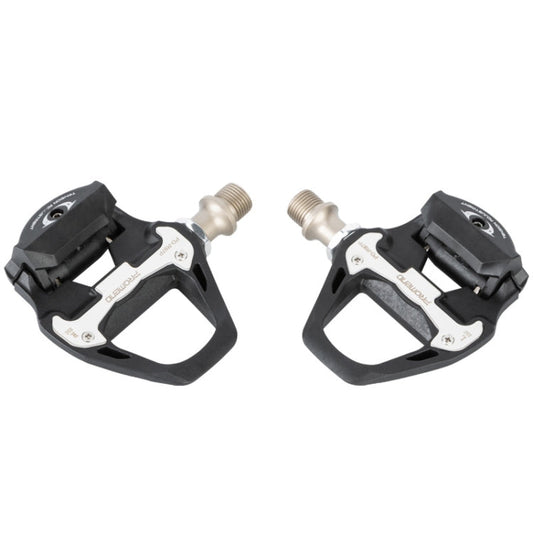 Frendorf | 1 Paar PROMEND PD-R97P Fahrrad Selbstverschluss Pedal Straßenrad Nylon Schloss Pedal SPD System Kassette Palin Pedal (Schwarz)