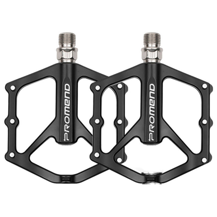Frendorf | 1 Paar PROMEND PD-M46 Fahrradpedal Aluminiumlegierung CNC Lager Palin Pedal (Schwarz)