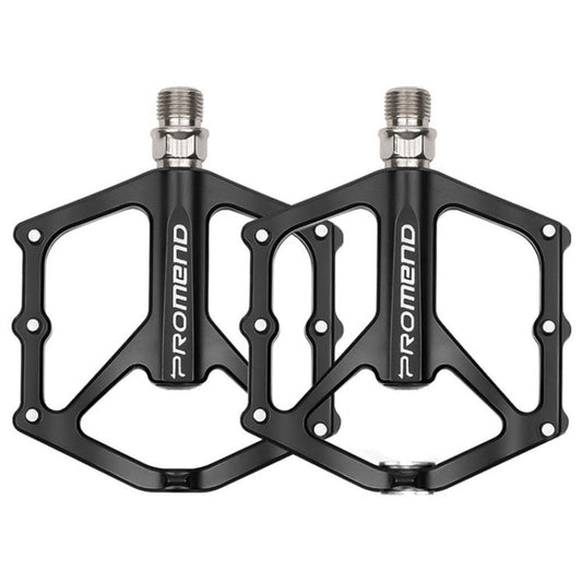 Frendorf | 1 Paar PROMEND PD-M46 Fahrradpedal Aluminiumlegierung CNC Lager Palin Pedal (Schwarz)