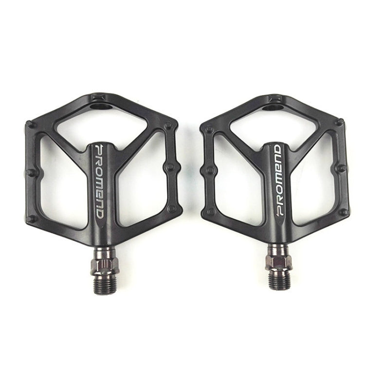 Frendorf | 1 Paar PROMEND PD-M46 Fahrradpedal Aluminiumlegierung CNC Lager Palin Pedal (Schwarz)
