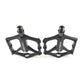 Frendorf | 1 Paar PROMEND PD-M46 Fahrradpedal Aluminiumlegierung CNC Lager Palin Pedal (Schwarz)