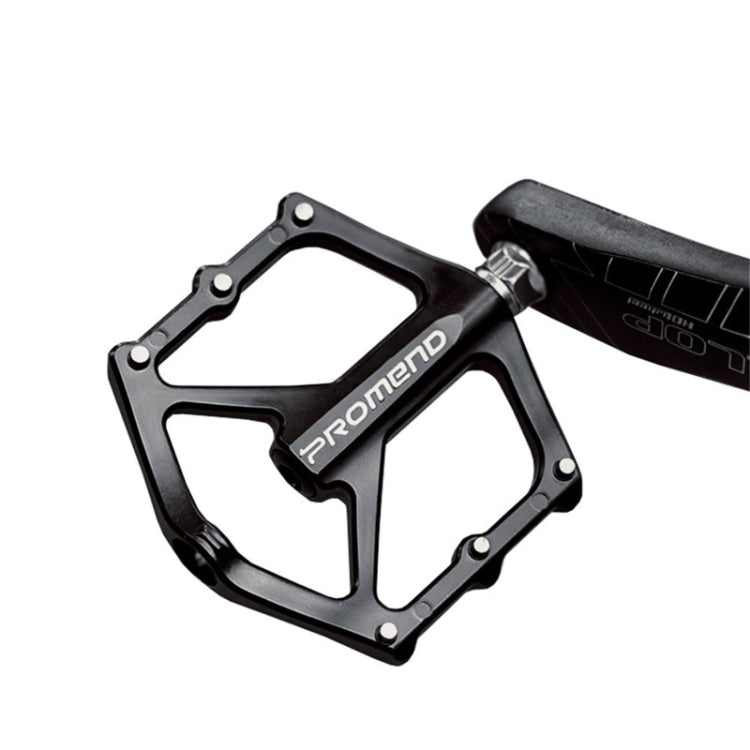 Frendorf | 1 Paar PROMEND PD-M46 Fahrradpedal Aluminiumlegierung CNC Lager Palin Pedal (Schwarz)