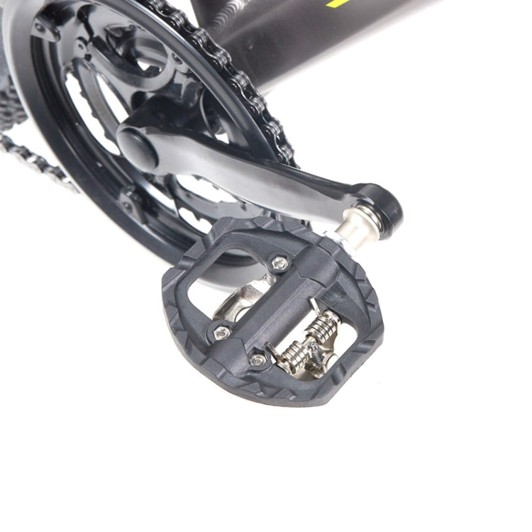 Frendorf | Fahrrad Selbstverriegelnde Pedale Mountainbike Schlösser Flachpedale Dual-Use SPD-Schloss Pedale (Schwarz)