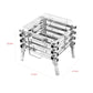Frendorf | CF-723 All Edelstahl Camping Klapp Tragbarer Grill Holzkohlegrill Holzofen