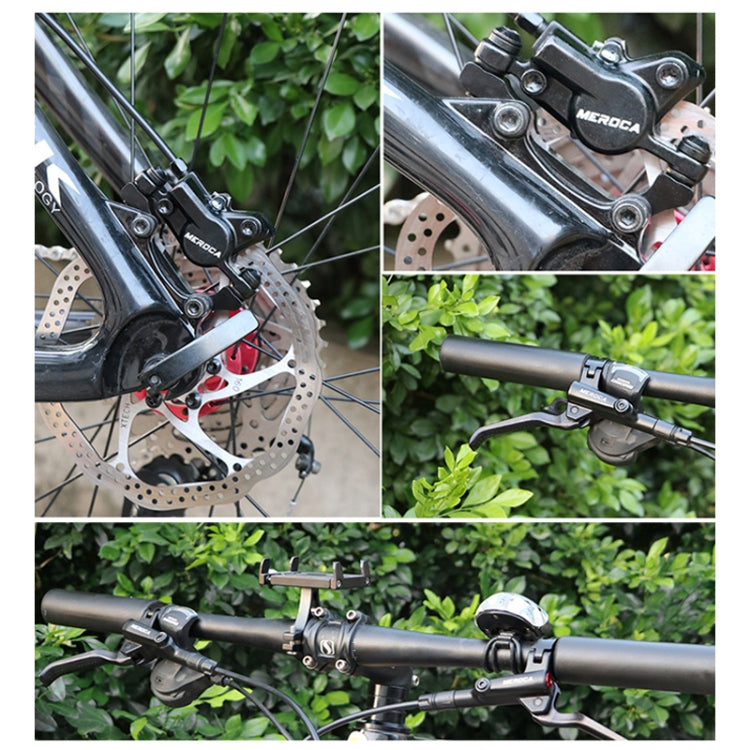 Frendorf | Meroca M800 Fahrradbremsen Mountainbike Universelle bilaterale Bremsöl-Druck-Scheibenbremse, Stil: Rechts vorne 800mm