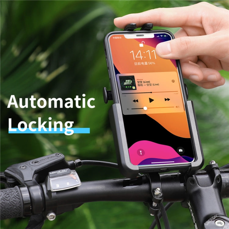 Frendorf | WEST BIKING Fahrrad Mobiltelefon Halter Aluminium 360 Rotierbar Elektrisches Fahrrad Scooter Motorrad Telefonständer, Stil: Rückspiegel Stil