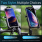 Frendorf | WEST BIKING Fahrrad Mobiltelefon Halter Aluminium 360 Rotierbar Elektrisches Fahrrad Scooter Motorrad Telefonständer, Stil: Rückspiegel Stil