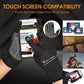 Frendorf | WEST BIKING YP0211220 Winter Warme Fleece Ski Handschuhe Silikon Rutschfeste Reithandschuhe, Größe: XL(Schwarz)