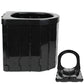 Frendorf | Auto-Toilette Integrierte Tragbare Klapptoilette Selbstfahrende Tour Outdoor Camping Toilette (Schwarz)