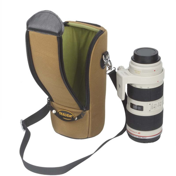 Frendorf | DULUDA 302 Ademend Waterdicht En Schokbestendig Telelens Camera Lens Tas (Khaki)