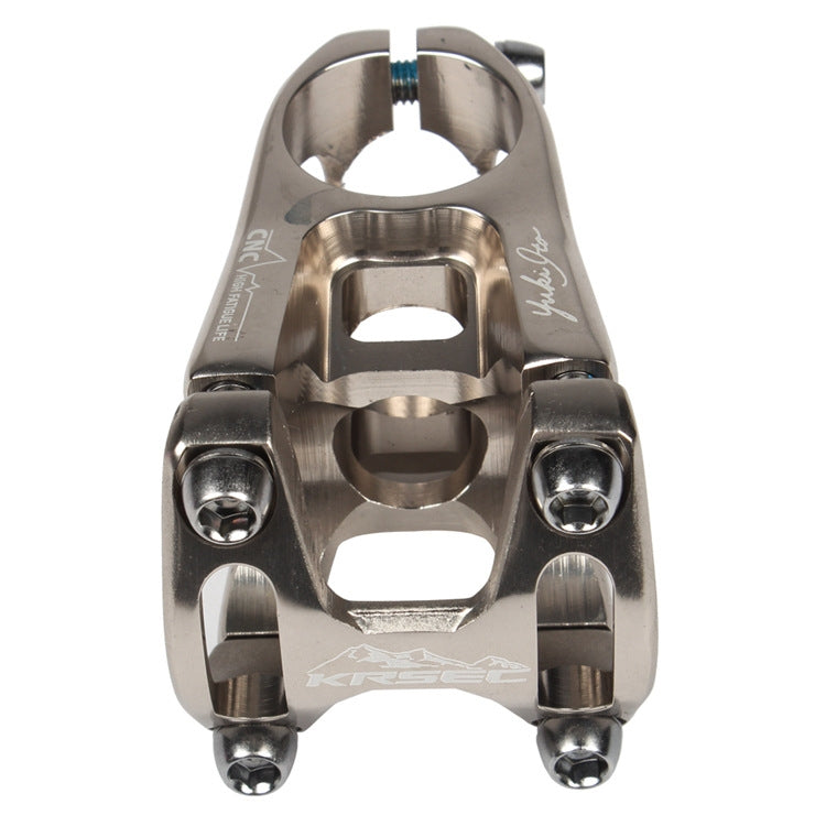 Frendorf | KRSEC CNC Ultra Light Short-Handed Mountain Bike Aluminiumlegierung 50mm Riser, Farbe: Voll Schwarz