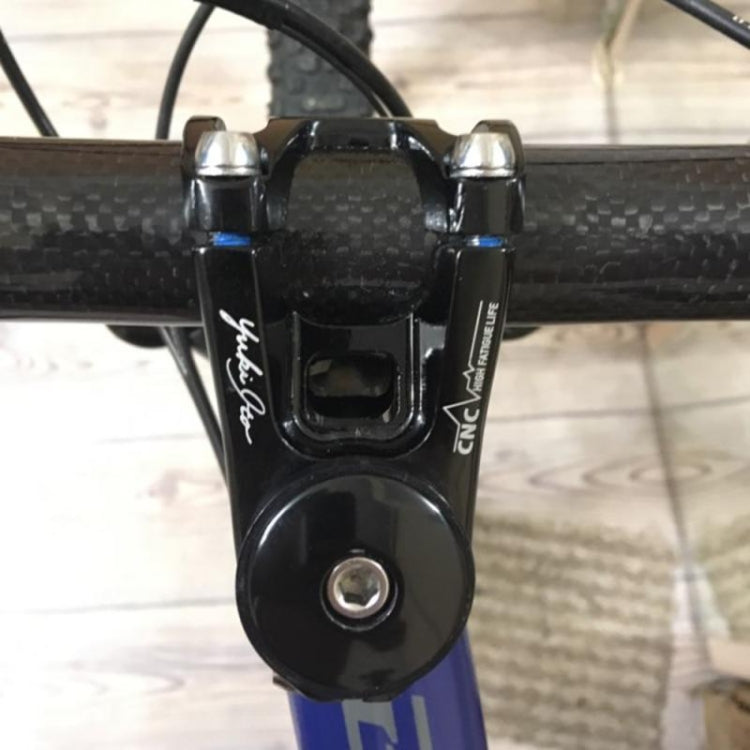 Frendorf | KRSEC CNC Ultra Light Short-Handed Mountain Bike Aluminiumlegierung 50mm Riser, Farbe: Voll Schwarz