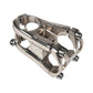 Frendorf | KRSEC CNC Ultra Light Short-Handed Mountainbike Aluminiumlegierung 50mm Riser, Farbe: Titan