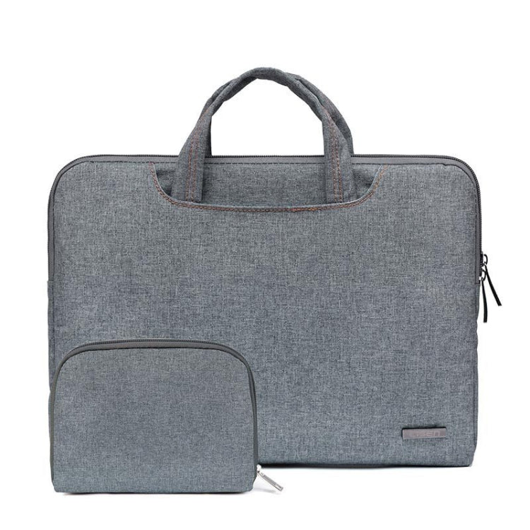 Frendorf | LiSEN LS-116 Einfache Laptop-Tasche Business Laptop Innen tasche, Größe: 15.6 Zoll (Schneeflocken Nylon Grau)