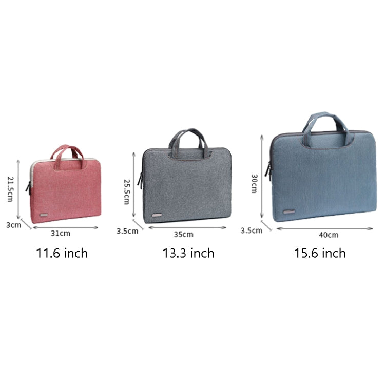 Frendorf | LiSEN LS-116 einfache Laptop-Tasche Business Laptop Liner Tasche, Größe: 15,6 Zoll (PU Schwarz)