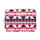 Frendorf | LiSEN LS-518 Lingge Muster Laptop Computer Liner Taschen, Größe: 12 Zoll (Rosa Rotes Muster Geometrie)