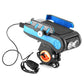 Frendorf | BG-2021 Fahrrad Vorderlicht 4 In 1 Handyhalter Hupe Licht Mountainbike Vorderlicht, Farbe: 2400 MAH Blau