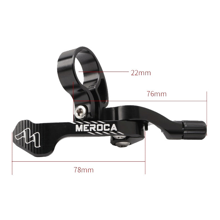 Frendorf | MEROCA Fahrrad Teleskop-Pipeline-Controller Hebesitz-Pipeline-Steuerschalter (Schwarz Lila)