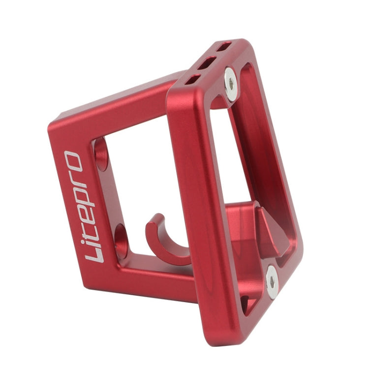 Frendorf | Litepro Split Pig Nose Rest Aluminiumlegierungs-Frontregal Installierter Sitz (Rot)
