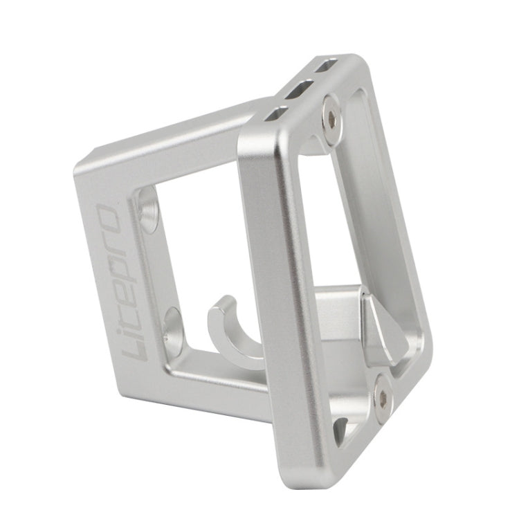 Frendorf | Litepro Split Pig Nose Rest Aluminiumlegierung Vorderregal Installierter Sitz(Silber)