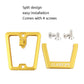 Frendorf | Litepro Split Pig Nose Rest Aluminiumlegierungs-Frontregal Installierter Sitz (Rot)