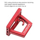 Frendorf | Litepro Split Pig Nose Rest Aluminiumlegierungs-Frontregal Installierter Sitz (Rot)
